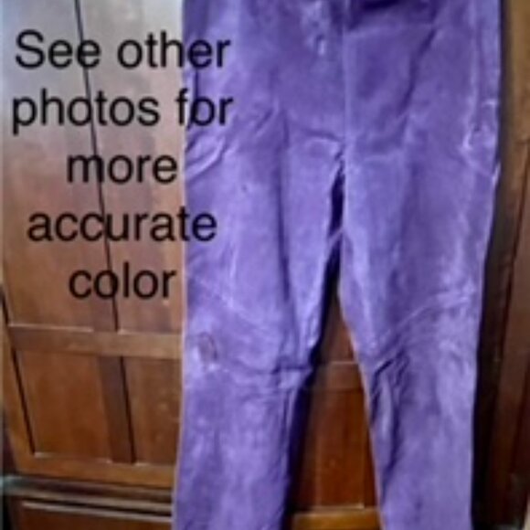 Vintage Finity Natuals suede pants size 10 - Picture 8 of 8